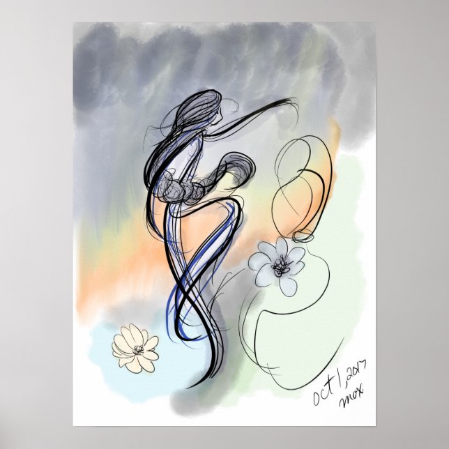 Póster Baile de noche (Frente)