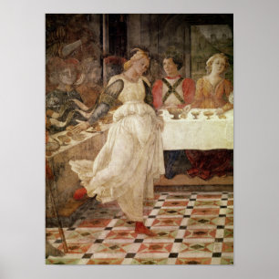 Póster Baile de Salome en el banquete de Herod