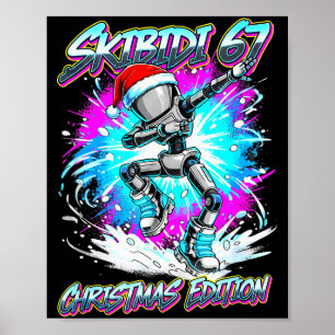 Póster Baile de Skibidi 67 Edición de Navidad 