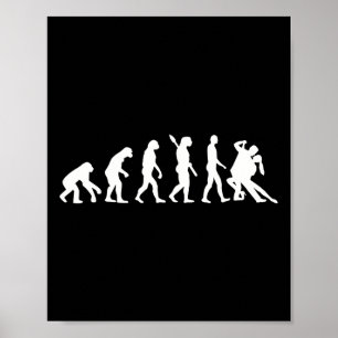Póster Baile de tango de evolución