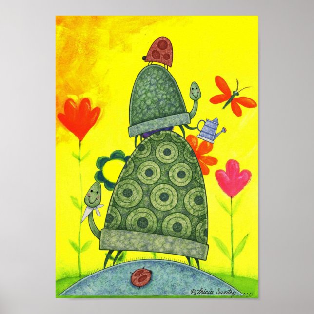 Póster Baile de tortuga (Frente)