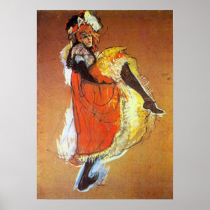 Póster Baile de Toulouse-Lautrec - de Jane Avril