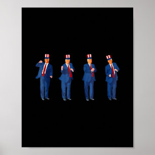 Póster Baile de Trump 4 de julio Trump 2025 