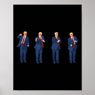 Póster Baile de Trump 4 de julio Trump 2025 