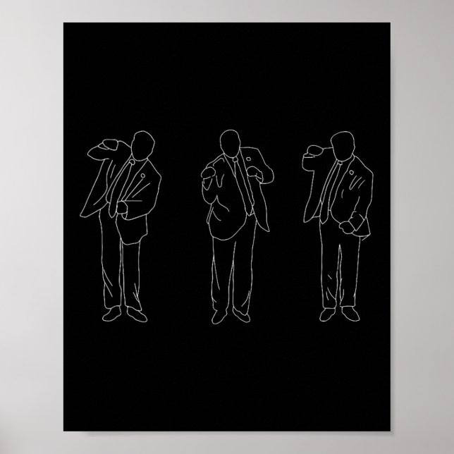 Póster Baile de Trump Divertido  (Frente)