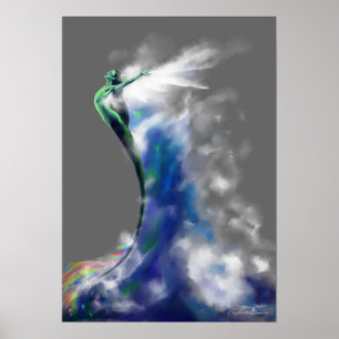 Póster Baile del mar: Gris oscuro