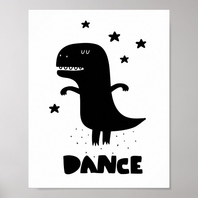 Póster Baile dino (Frente)