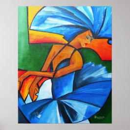 Póster Baile en azul 2008