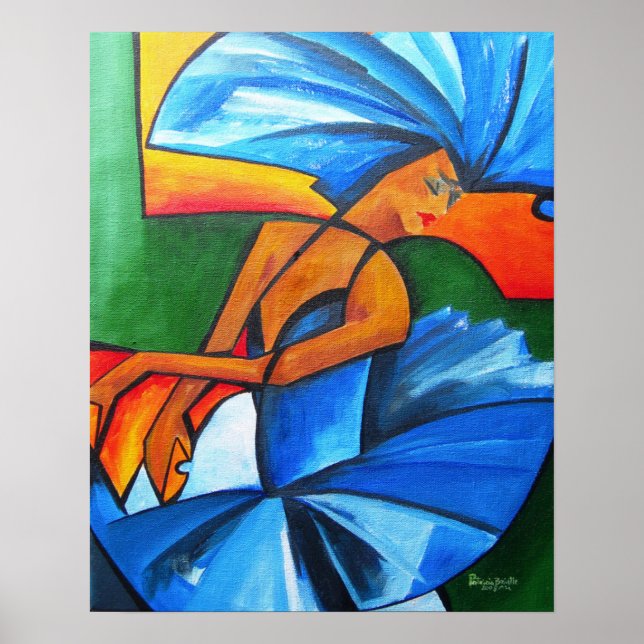 Póster Baile en azul 2008 (Frente)