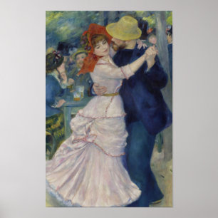 Póster Baile en Bougival por Renoir