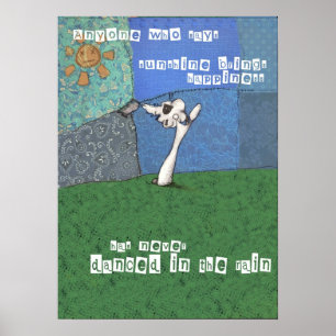 Póster Baile en la lluvia