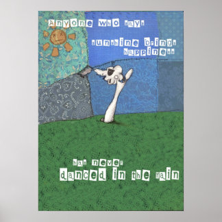 Póster Baile en la lluvia