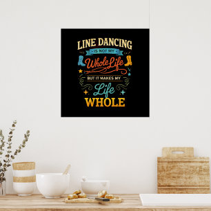 Póster Baile en línea Bailarín de toda la vida Regalo par