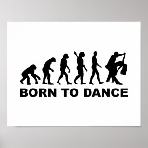 Póster Baile evolutivo nacido de la danza