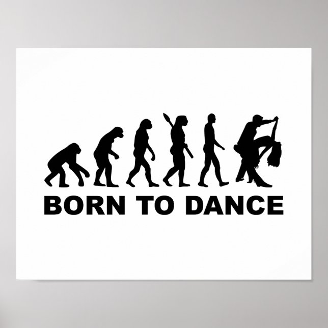 Póster Baile evolutivo nacido de la danza (Frente)