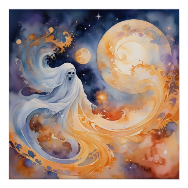 Póster Baile Fantasma Celeste (Anverso)