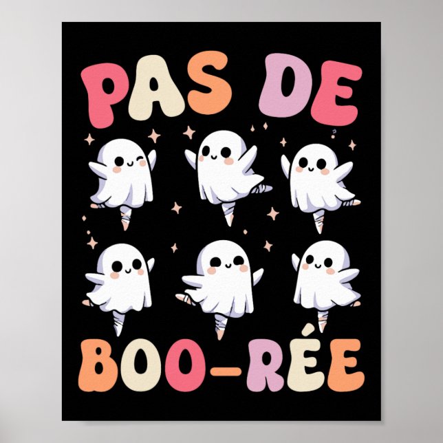 Póster Baile Fantasma Fantasma Halloween (Frente)