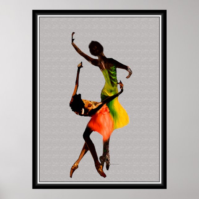 Póster Baile folclórico afrocéntrico (Frente)