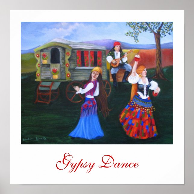 Póster Baile gitano (Frente)