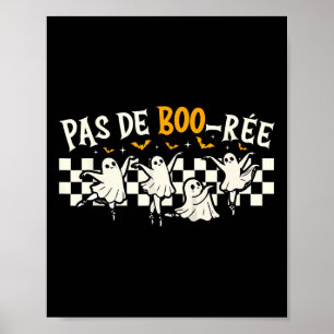 Póster Baile Halloween de bailarina de ballet fantasma Pa