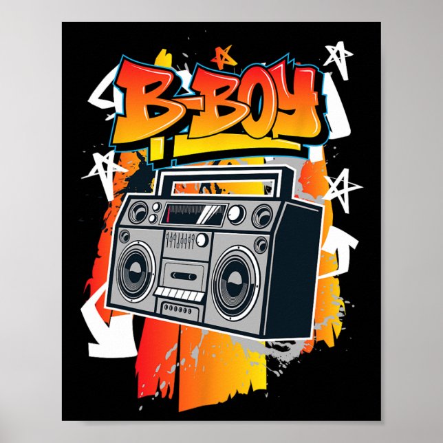 Póster Baile Hip-hop Break (Frente)
