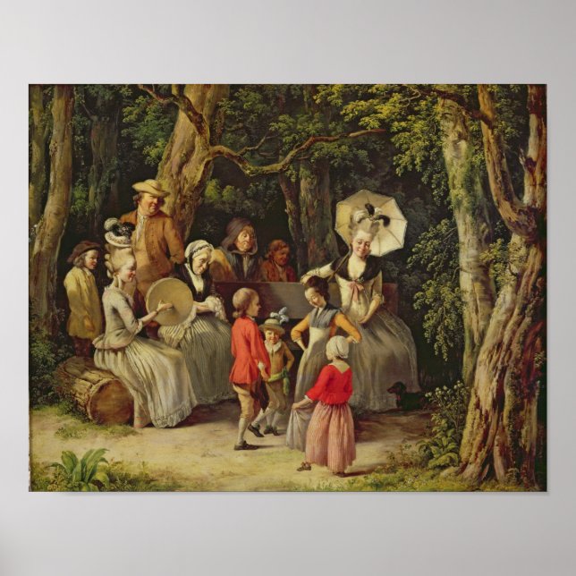 Póster Baile infantil (Frente)