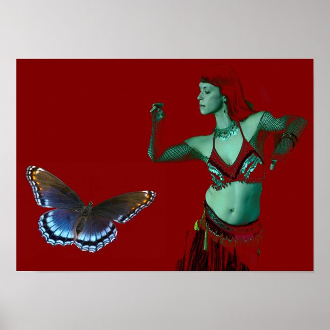 Póster Baile mariposa (Frente)