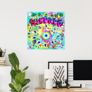 Póster Baile Místico de San Diego