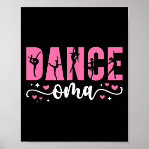Póster Baile Oma De Una Bailarina Que Baila A La Abuela D