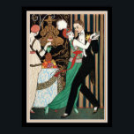 Póster Baile Pareja George Barbier Art Deco 12 x 16<br><div class="desc">Colorido,  George Barbier,  Art Deco,  Imprimir "Danza Pareja"</div>