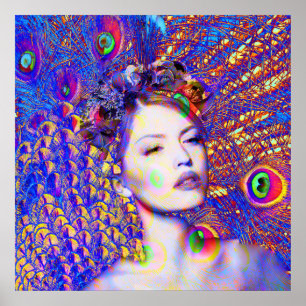 Póster Baile Peacock