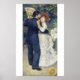 Póster Baile rural de Pierre Renoir, Bella Artes de la ép
