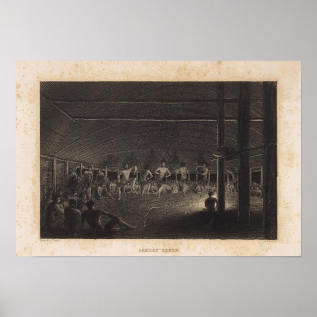 Póster Baile Samoan (Frente)