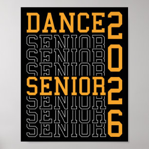 Póster Baile Senior Night Dance Senior 2026 Graduación 18