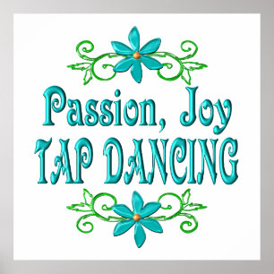 Póster Baile Tap de Alegría de Pasión