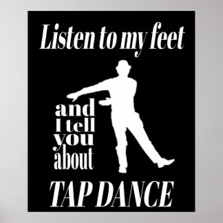 Póster Baile Tap - Escuche Mi Baile Tap De Pies