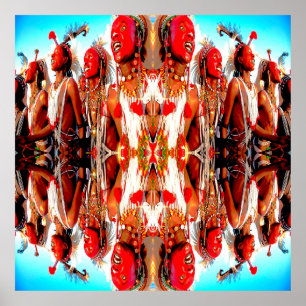 Póster Baile tribal