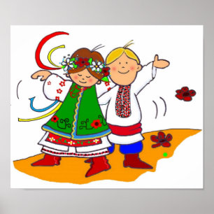 Póster Baile ucraniano