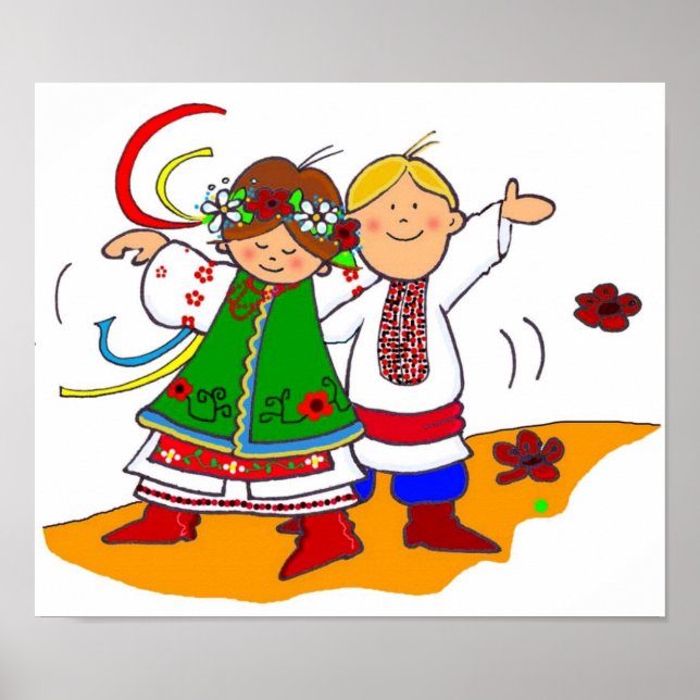 Póster Baile ucraniano (Frente)