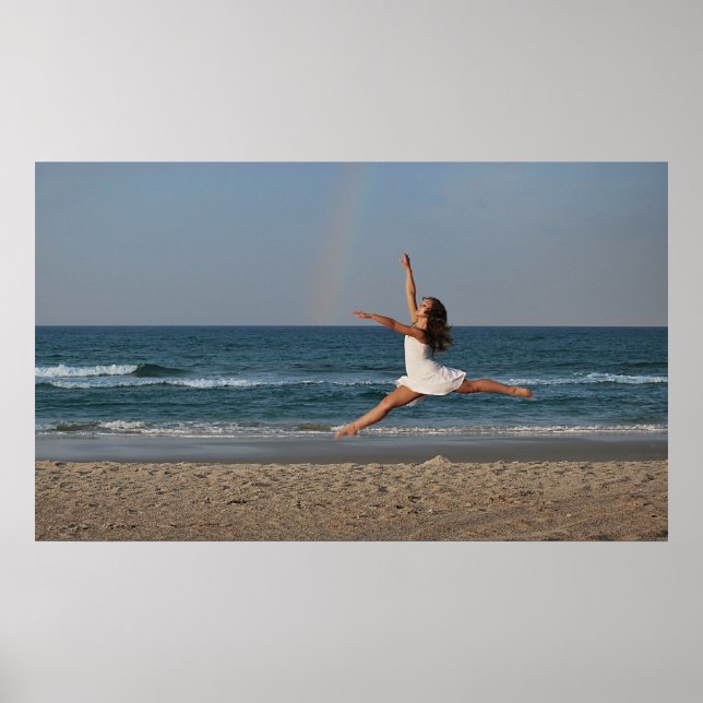 Póster Bailes con Poster arcoiris (Frente)