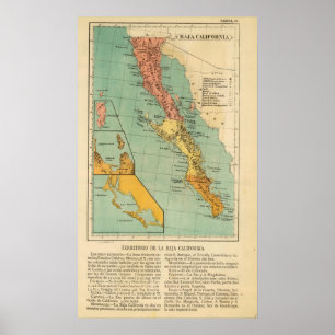 Póster Baja California, México