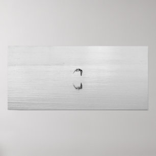 Póster Baja en la playa