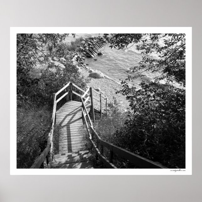 Póster Bajando los pasos (Frente)