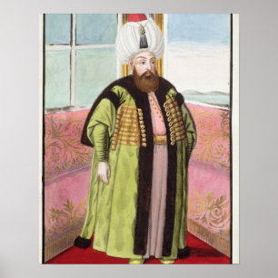 Póster Bajazet (Bayezid) II (c.1447-1512) llamó "Adli",