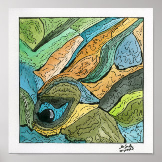 Póster Bajo el agua