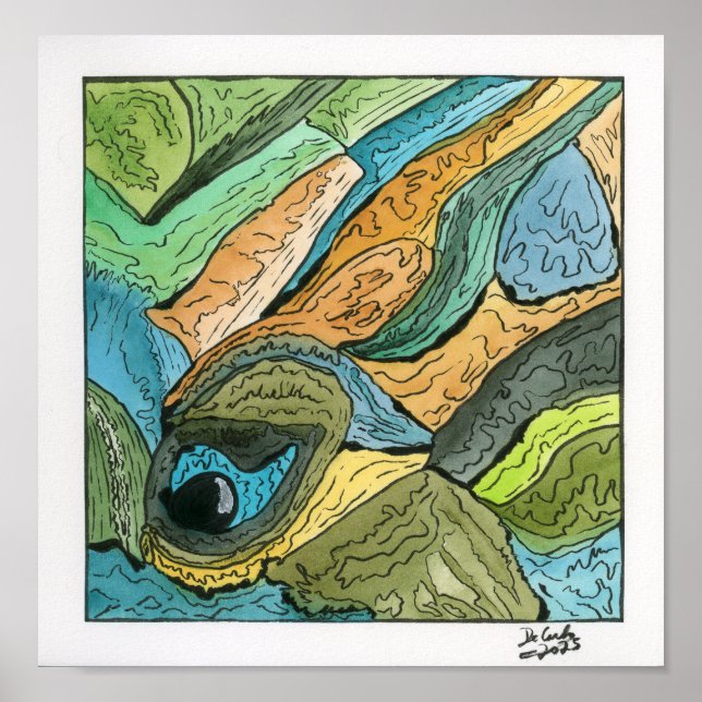 Póster Bajo el agua (Frente)