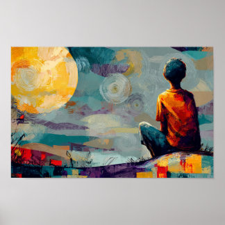 Póster Bajo el cielo que escucha