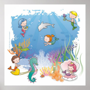 Póster Bajo el mar