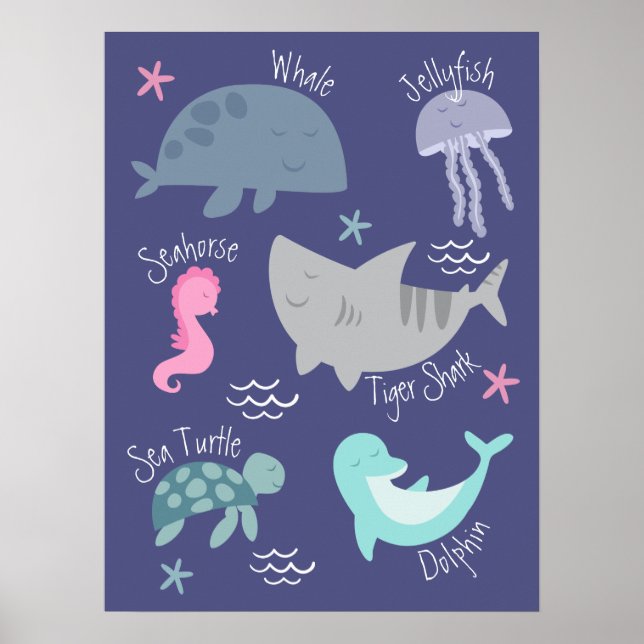 Póster Bajo el mar (Frente)