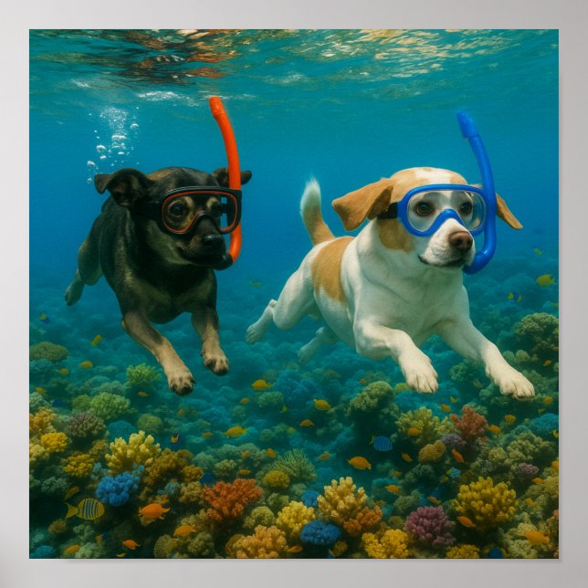 Póster "Bajo El Mar" (Frente)